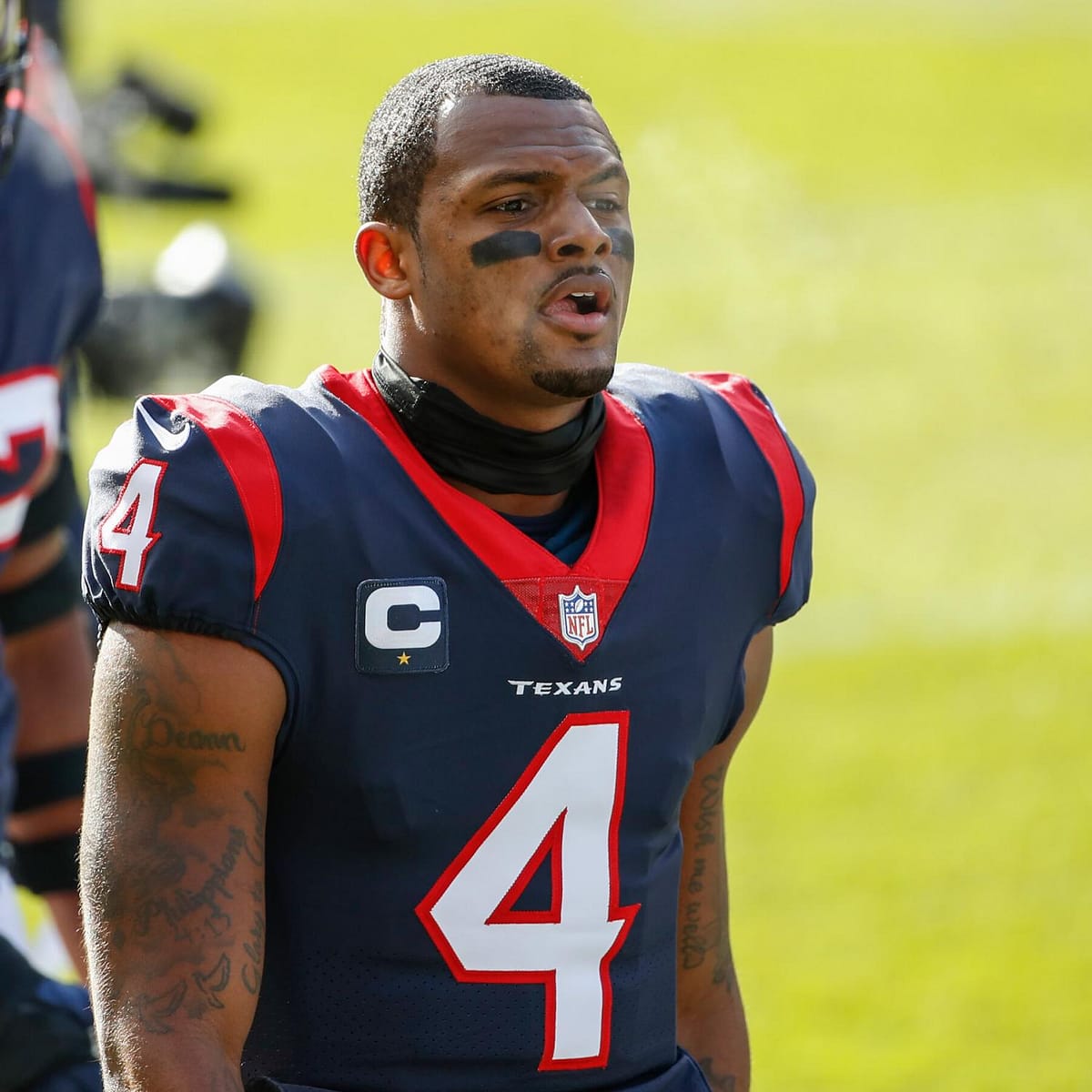 Houston Texans Quarterback Deshaun Watson before a game in December. Photo courtesy the New York Times.