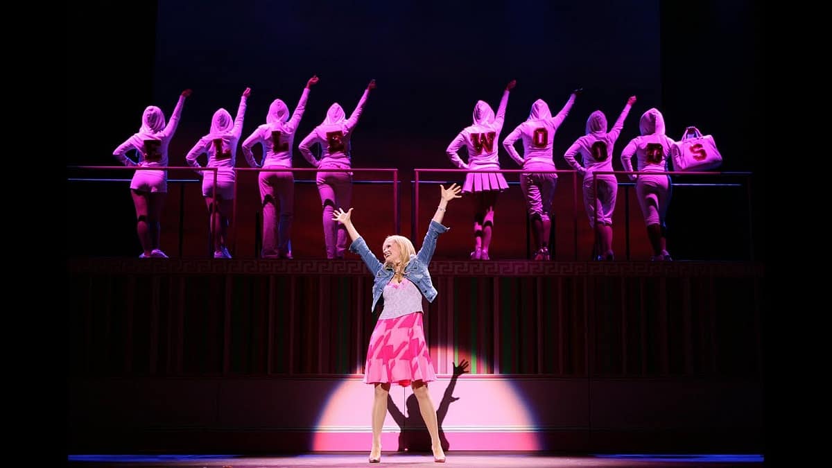 The Broadway production of Legally Blonde.