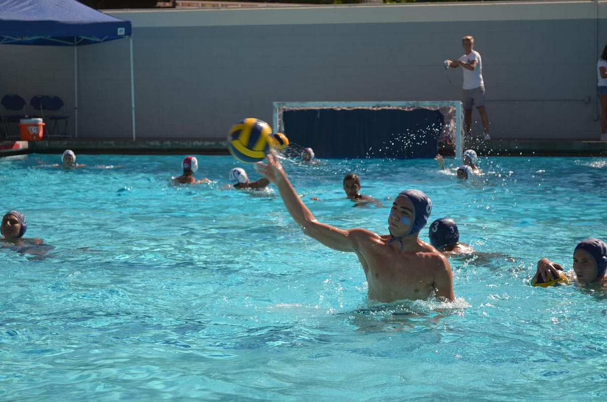 Shant Armenian '20 takes a shot at the goal.