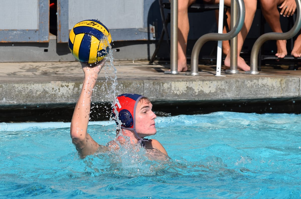 Brookbalnks ’19 pushes to the offense against Brentwood.