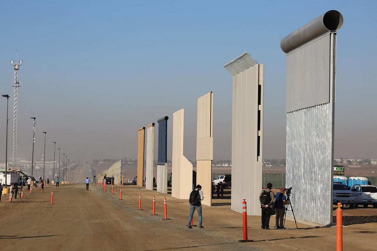 Dividing Line Between U.S. and Mexico