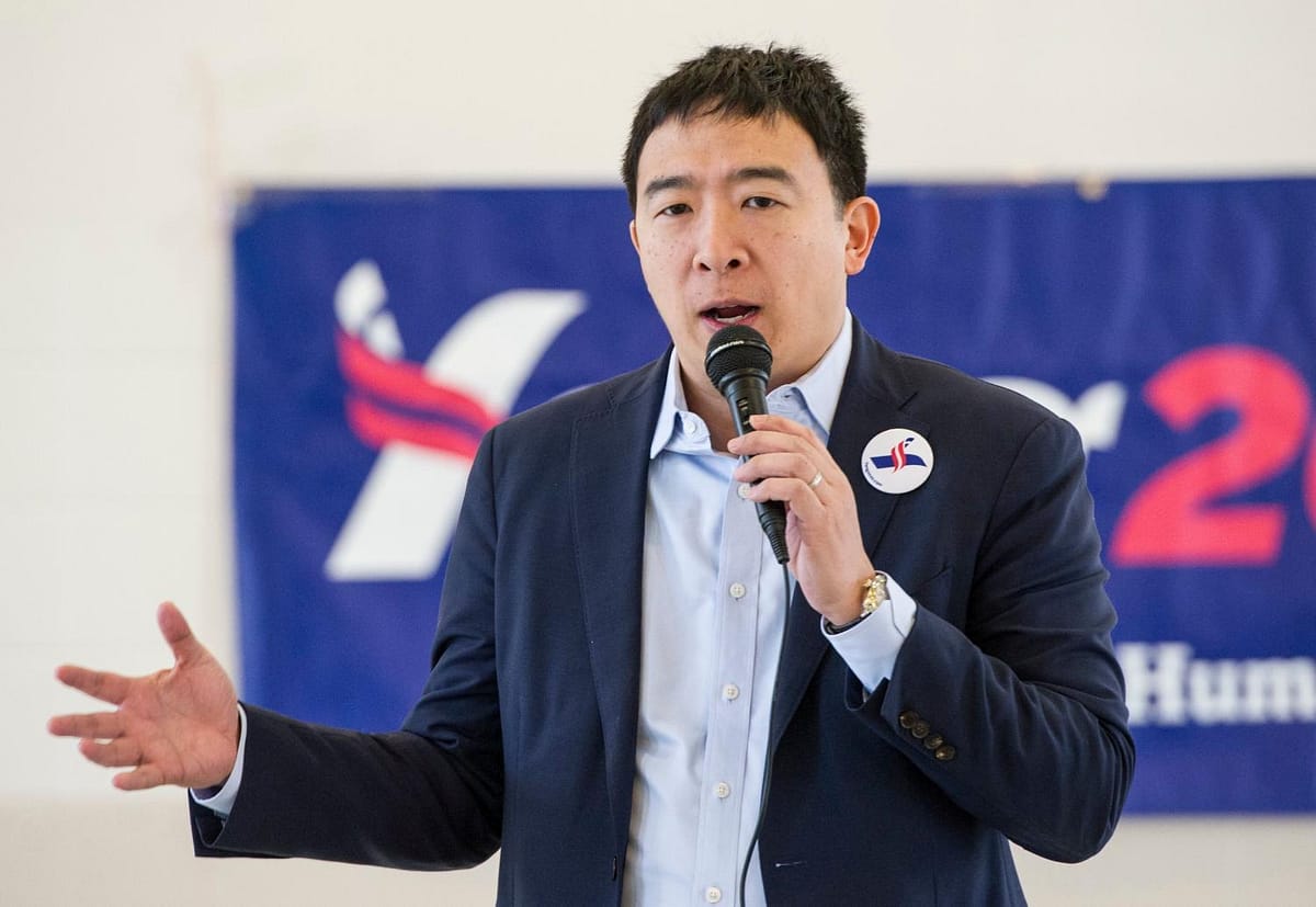 Andrew Yang, a 2020 democratic presidential candidate, is Universal Basic Income's staunchest supporter in the current US dialogue.