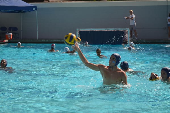 Shant Armenian '20 takes a shot at the goal.